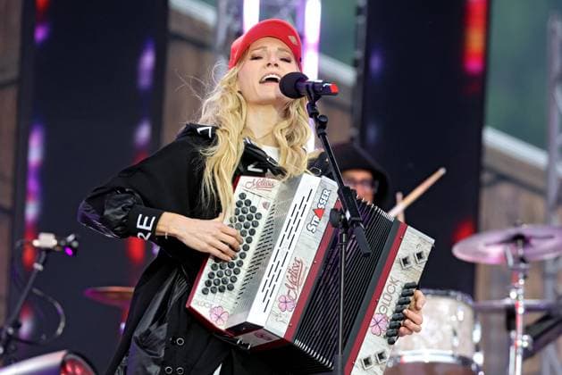 ORF Wenn die Musi spielt singer Melissa Naschenweng during rehearsals for the music open air Wenn die Musi spielt on 23 06 2023 in Bad Kleinkirchheim 20230623SBK0342