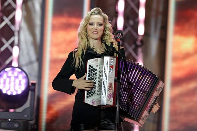 ORF Wenn die Musi spielt singer Melissa Naschenweng during rehearsals for the music open air Wenn die Musi spielt on 23 06 2023 in Bad Kleinkirchheim 20230623SBK0104