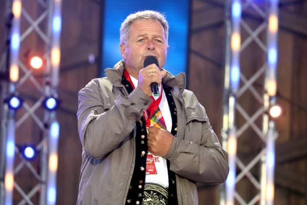 ORF Wenn die Musi spielt singer Norbert Rier Kastelruther Spatzen during rehearsals for the music open air Wenn die Musi spielt on 23 06 2023 in Bad Kleinkirchheim 20230623SBK0359