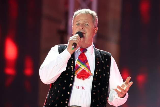 ORF Wenn die Musi spielt singer Norbert Rier Kastelruther Spatzen during rehearsals for the music open air Wenn die Musi spielt on 23 06 2023 in Bad Kleinkirchheim 20230623SBK0151