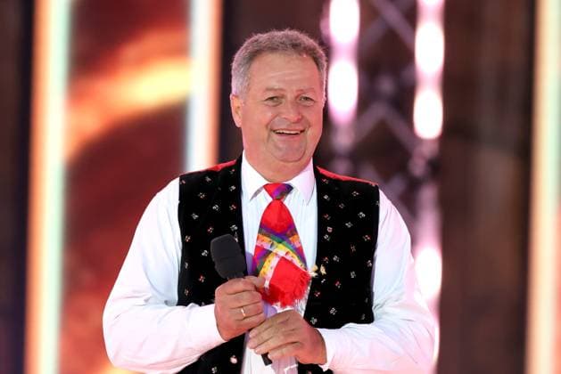 ORF Wenn die Musi spielt singer Norbert Rier Kastelruther Spatzen during rehearsals for the music open air Wenn die Musi spielt on 23 06 2023 in Bad Kleinkirchheim 20230623SBK0155