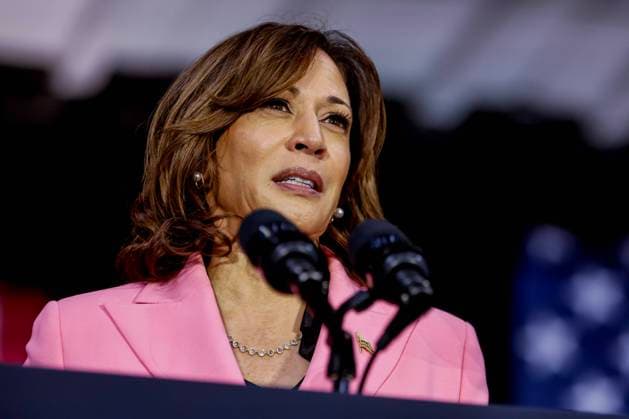 Vice President Kamala Harris speaks on the one year anniversary of the U.S. Supreme Court s Dobbs decision at the Grady Cole Center in Charlotte, North Carolina, on Saturday, June 24, 2023. The Supreme Court ruling in Dobbs v. Jackson Women s Health Organization overturned the landmark abortion rights case of Roe v. Wade.  WAX20230624710 ERIKxS.xLESSER