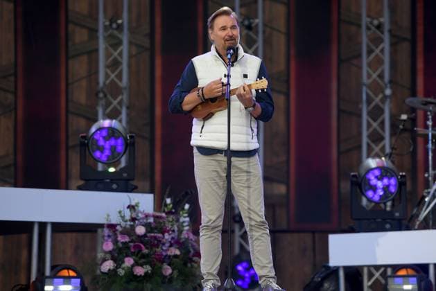 24 06 2023 Bad Kleinkirchheim St Oswald am Hoferriegel in Austria AUT rehearsals Wenn die Musi spielt Open Air 2023 Nik P ,