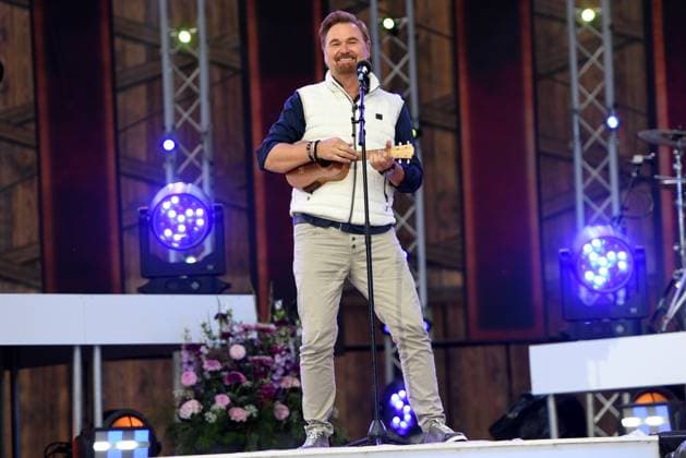 24 06 2023 Bad Kleinkirchheim St Oswald am Hoferriegel in Austria AUT rehearsals Wenn die Musi spielt Open Air 2023 Nik P ,