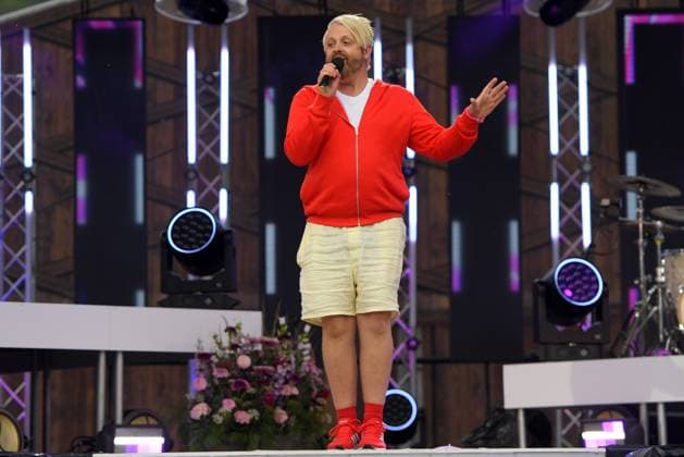 24 06 2023 Bad Kleinkirchheim St Oswald am Hoferriegel in Austria AUT rehearsals Wenn die Musi spielt Open Air 2023 Ross Antony,