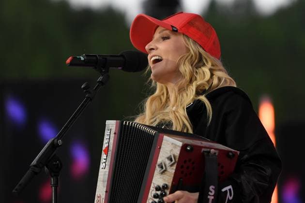 24 06 2023 Bad Kleinkirchheim St Oswald am Hoferriegel in Austria AUT rehearsals Wenn die Musi spielt Open Air 2023 Melissa Naschenweng,