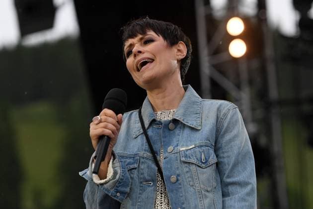24 06 2023 Bad Kleinkirchheim St Oswald am Hoferriegel in Austria AUT rehearsals Wenn die Musi spielt Open Air 2023 Francine Jordi,