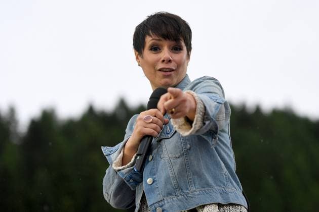 24 06 2023 Bad Kleinkirchheim St Oswald am Hoferriegel in Austria AUT rehearsals Wenn die Musi spielt Open Air 2023 Francine Jordi,