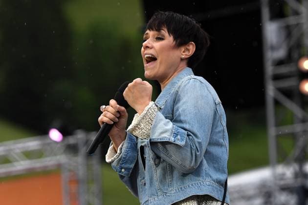 24 06 2023 Bad Kleinkirchheim St Oswald am Hoferriegel in Austria AUT rehearsals Wenn die Musi spielt Open Air 2023 Francine Jordi,
