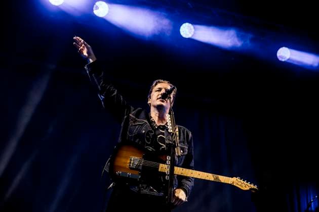 George Ezra live at Tinderbox 2023, Odense, Denmark Odense, Denmark. 24th, June 2023. The English singer, songwriter and musician George Ezra performs a live concert during the Danish music festival Tinderbox 2023 in Odense. Odense Denmark  Copyright: xGonzalesxPhoto LassexLagonix
