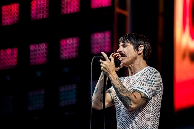 Red Hot Chili Peppers live at Tinderbox 2023, Odense, Denmark Odense, Denmark. 24th, June 2023. The American rock band Red Hot Chili Peppers performs a live concert during the Danish music festival Tinderbox 2023 in Odense. Here singer and songwriter Anthony Kiedis is seen live on stage. Odense Denmark  Copyright: xGonzalesxPhoto LassexLagonix