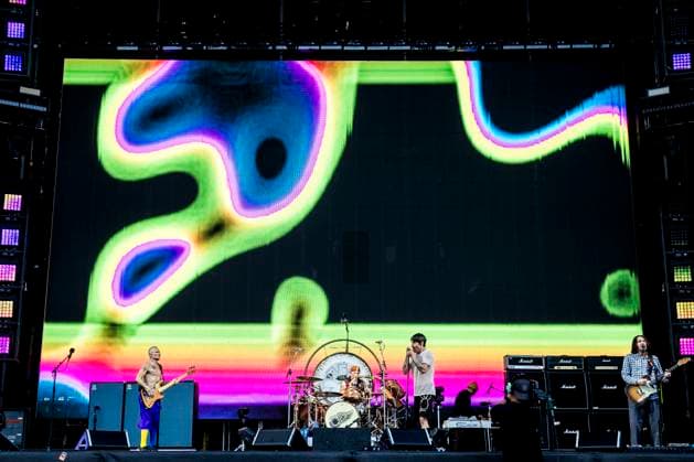 Red Hot Chili Peppers live at Tinderbox 2023, Odense, Denmark Odense, Denmark. 24th, June 2023. The American rock band Red Hot Chili Peppers performs a live concert during the Danish music festival Tinderbox 2023 in Odense. Odense Denmark  Copyright: xGonzalesxPhoto LassexLagonix
