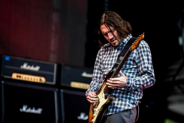 Red Hot Chili Peppers live at Tinderbox 2023, Odense, Denmark Odense, Denmark. 24th, June 2023. The American rock band Red Hot Chili Peppers performs a live concert during the Danish music festival Tinderbox 2023 in Odense. Here guitarist John Frusciante is seen live on stage. Odense Denmark  Copyright: xGonzalesxPhoto LassexLagonix