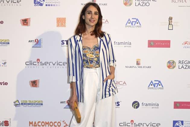 Mc Rome 24 06 2023 red carpet Pellicola d™Oro 2023 photo Mario Cartelli Image in the photo Silvia D Amico