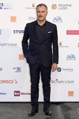 Mc Rome 24 06 2023 red carpet Pellicola d™Oro 2023 photo Mario Cartelli Image in the photo Massimiliano Gallo