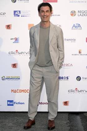 Mc Rome 24 06 2023 red carpet Pellicola d™Oro 2023 photo Mario Cartelli Image in photo Fabrizio Gifuni