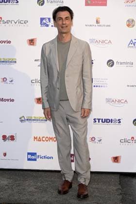 Mc Rome 24 06 2023 red carpet Pellicola d™Oro 2023 photo Mario Cartelli Image in photo Fabrizio Gifuni