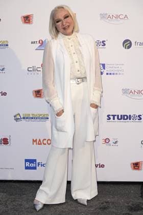 Mc Rome 24 06 2023 red carpet Pellicola d™Oro 2023 photo Mario Cartelli Image in the photo Eleonora Giorgi
