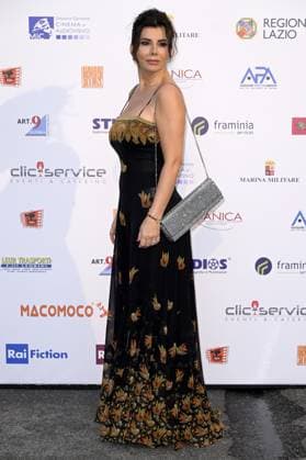 Mc Rome 24 06 2023 red carpet Pellicola d™Oro 2023 photo Mario Cartelli Image in the photo Giovanna Rei