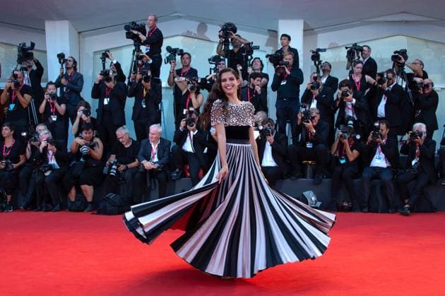 Venice - Joker Premiere Sara Sampaio attending the Joker Premiere as part of the 76th Venice Internatinal Film Festival (Mostra) on August 31, 2019. Photo by Aurore Marechal ABACAPRESS.COM Venice Italy  Copyright: xMarechalxAurore ABACAx 697575_030 MarechalxAurore ABACAx 697575_030