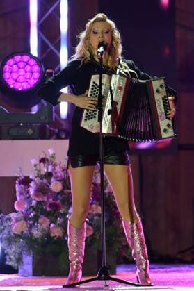 24 06 2023 Bad Kleinkirchheim St Oswald am Hoferriegel in Austria AUT Wenn die Musi spielt Open Air 2023 Melissa Naschenweng,