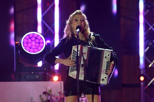 24 06 2023 Bad Kleinkirchheim St Oswald am Hoferriegel in Austria AUT Wenn die Musi spielt Open Air 2023 Melissa Naschenweng,