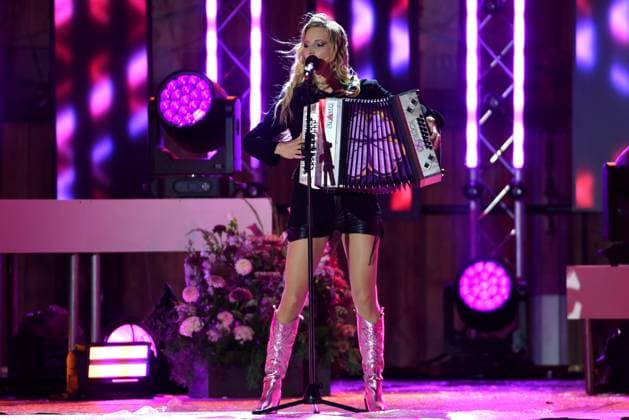 24 06 2023 Bad Kleinkirchheim St Oswald am Hoferriegel in Austria AUT Wenn die Musi spielt Open Air 2023 Melissa Naschenweng,