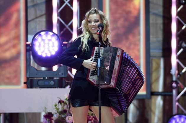24 06 2023 Bad Kleinkirchheim St Oswald am Hoferriegel in Austria AUT Wenn die Musi spielt Open Air 2023 Melissa Naschenweng,
