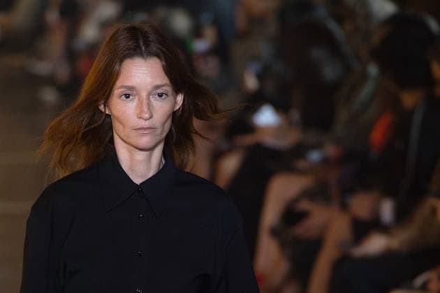 PFW - Off White Runway Audrey Marnay AM Audrey Marnay walks the runway during the Off-White Womenswear Spring Summer 2020 show as part of Paris Fashion Week in Paris, France on September 26, 2019. Photo by Aurore Marechal ABACAPRESS.COM Paris France  Copyright: xMarechalxAurore ABACAx 701997_006 MarechalxAurore ABACAx 701997_006