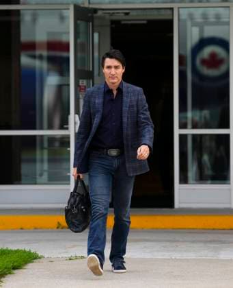 June 25, 2023, Ottawa, ON, CAN: Prime Minister Justin Trudeau departs Ottawa on Sunday, June 25, 2023., on route to Iceland. Ottawa CAN  - ZUMAc35_ 20230625_zaf_c35_007 Copyright: xSeanxKilpatrickx