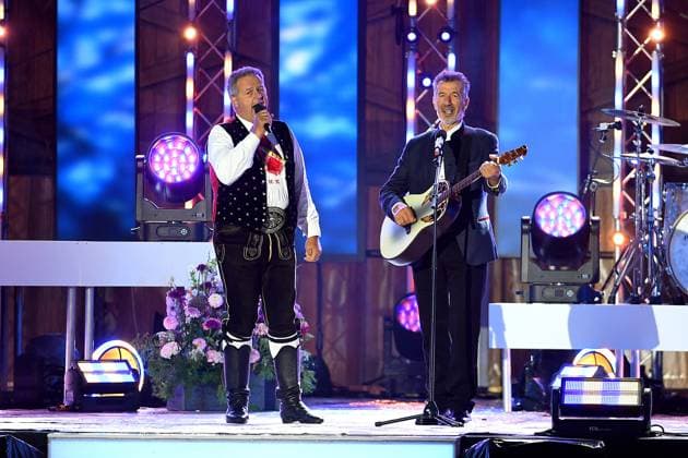 24 06 2023 Bad Kleinkirchheim St Oswald am Hoferriegel in Austria AUT Wenn die Musi spielt Open Air 2023 Kastelruther Spatzen and Oswald Sattler,