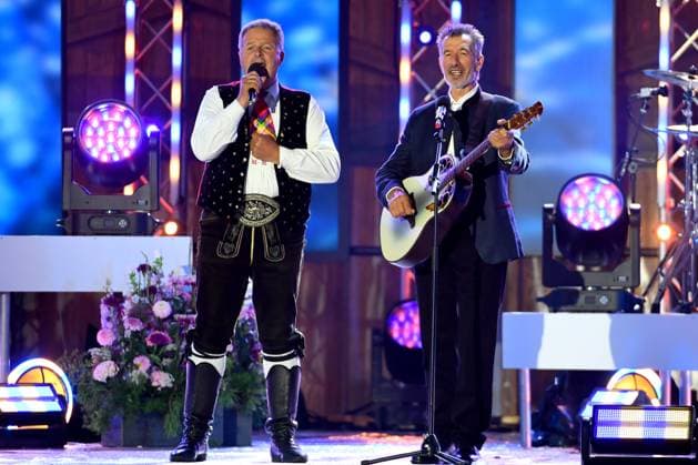 24 06 2023 Bad Kleinkirchheim St Oswald am Hoferriegel in Austria AUT Wenn die Musi spielt Open Air 2023 Kastelruther Spatzen and Oswald Sattler,