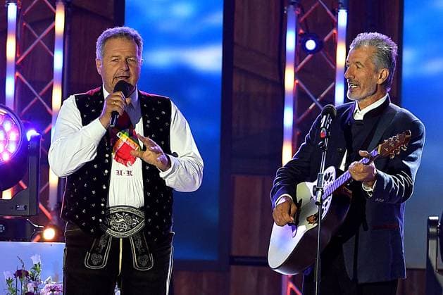 24 06 2023 Bad Kleinkirchheim St Oswald am Hoferriegel in Austria AUT Wenn die Musi spielt Open Air 2023 Kastelruther Spatzen and Oswald Sattler,