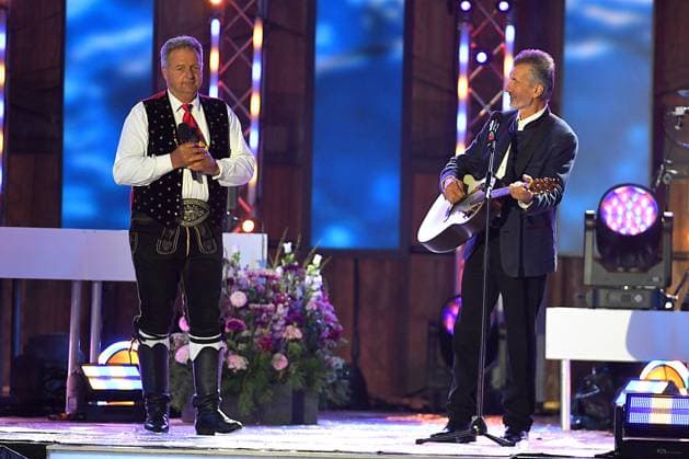 24 06 2023 Bad Kleinkirchheim St Oswald am Hoferriegel in Austria AUT Wenn die Musi spielt Open Air 2023 Kastelruther Spatzen and Oswald Sattler,