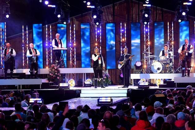 24 06 2023 Bad Kleinkirchheim St Oswald am Hoferriegel in Austria AUT Wenn die Musi spielt Open Air 2023 Kastelruther Spatzen and Oswald Sattler,