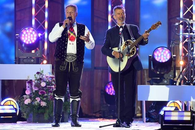 24 06 2023 Bad Kleinkirchheim St Oswald am Hoferriegel in Austria AUT Wenn die Musi spielt Open Air 2023 Kastelruther Spatzen and Oswald Sattler,