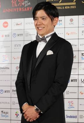 June 26, 2023, Tokyo, Japan - Japanese freelance announcer Genta Aoki attends a photocall of the awarding ceremony of the Short Shorts Film Festival & Asia 2023 in Tokyo on Monday, June 26, 2023. Poland based Japanese animation artist Izumi Yoshida won the George Lucas award, grand prix of the film festival for her short animation movie The Bridge . (photo by Yoshio Tsunoda AFLO)  , aflo_222753534.jpg,