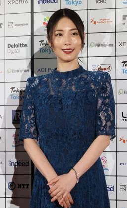 June 26, 2023, Tokyo, Japan - Japanese actress Megumi attends a photocall of the awarding ceremony of the Short Shorts Film Festival & Asia 2023 in Tokyo on Monday, June 26, 2023. Poland based Japanese animation artist Izumi Yoshida won the George Lucas award, grand prix of the film festival for her short animation movie The Bridge . (photo by Yoshio Tsunoda AFLO)  , aflo_222753535.jpg,