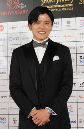 June 26, 2023, Tokyo, Japan - Japanese freelance announcer Genta Aoki attends a photocall of the awarding ceremony of the Short Shorts Film Festival & Asia 2023 in Tokyo on Monday, June 26, 2023. Poland based Japanese animation artist Izumi Yoshida won the George Lucas award, grand prix of the film festival for her short animation movie The Bridge . (photo by Yoshio Tsunoda AFLO)  , aflo_222753542.jpg,