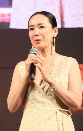 June 26, 2023, Tokyo, Japan - Japanese film director Naomi Kawase attends the awarding ceremony of the Short Shorts Film Festival & Asia 2023 in Tokyo on Monday, June 26, 2023. Poland based Japanese animation artist Izumi Yoshida won the George Lucas award, grand prix of the film festival for her short animation movie The Bridge . (photo by Yoshio Tsunoda AFLO)  , aflo_222753563.jpg,