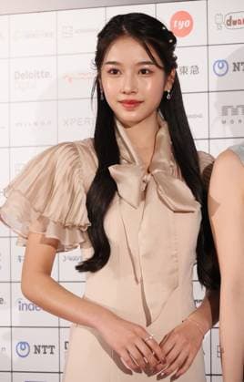 June 26, 2023, Tokyo, Japan - Japanese action star Hiroshi Fujioka s daughter actress Amane Tensho attends a photocall of the awarding ceremony of the Short Shorts Film Festival & Asia 2023 in Tokyo on Monday, June 26, 2023. Poland based Japanese animation artist Izumi Yoshida won the George Lucas award, grand prix of the film festival for her short animation movie The Bridge . (photo by Yoshio Tsunoda AFLO)  , aflo_222753572.jpg,