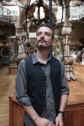 Restored Durfort Mammoth At National Museum Of Natural History - Paris Portrait of Regis Debruyne, scientific engineer paleogeneticist. Unveiling of the restored Durfort mammoth at the National Museum of Natural History in Paris. An emblematic figure in the Gallery of Paleontology and Comparative Anatomy of the Museum, where it has been presented for nearly 150 years, the skeleton of the Durfort mammoth is also the only French specimen mounted and exhibited, on June 27, 2023 in Paris. Photo by Christophe Michel ABACAPRESS.COM PARIS ILE DE FRANCE France  Copyright: xMichelxChristophe ABACAx 858586_036 MichelxChristophe ABACAx 858586_036