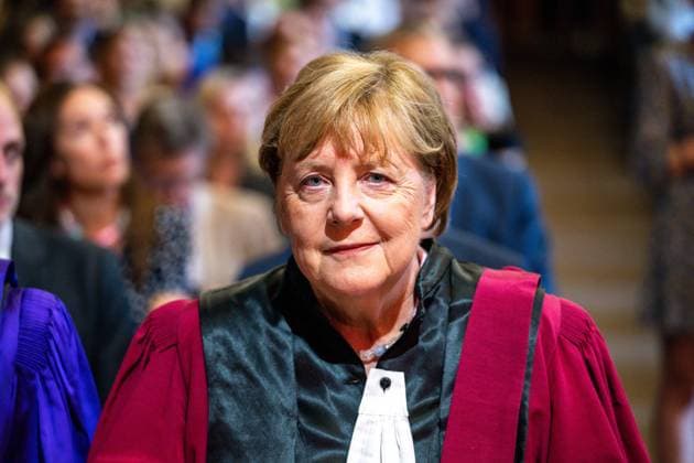 News Themen der Woche KW26 Bilder des Jahres 2023, News 06 Juni News Bilder des Tages Angela Merkel Receives Honorary Doctorate - Paris Former German Chancellor Angela Merkel receives Honorary Doctorate at Sciences Po or Political Sciences Institute in Paris, France, on June 27, 2023. Photo by Ammar Abd Rabbo ABACAPRESS.COM Paris France  Copyright: xAbdxRabboxAmmar ABACAx 858622_016 AbdxRabboxAmmar ABACAx 858622_016