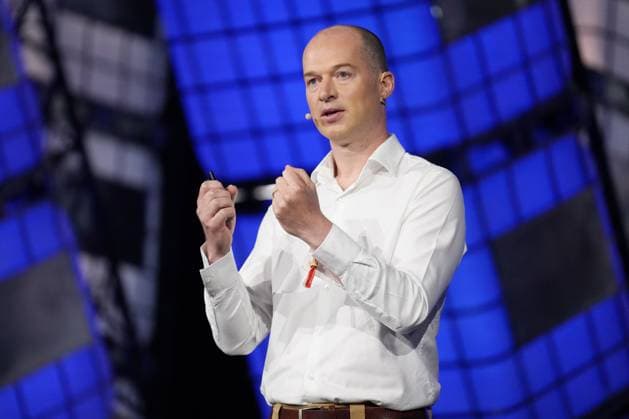 June 28, 2023, TORONTO, ON, CAN: Colin Murdoch, Google DeepMind Chief Business Officer, speaks at the Collision conference in Toronto, Wednesday, June 28, 2023. TORONTO CAN  - ZUMAc35_ 20230628_zaf_c35_026 Copyright: xChrisxYoungx