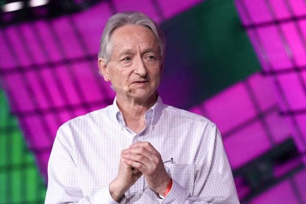 June 28, 2023, TORONTO, ON, CAN: Geoffrey Hinton, known as the Godfather of AI speaks at the Collision conference in Toronto on Wednesday, June 28, 2023. TORONTO CAN  - ZUMAc35_ 20230628_zaf_c35_092 Copyright: xChrisxYoungx