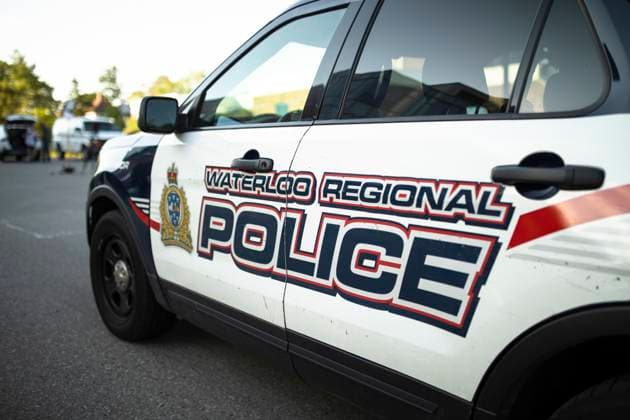 June 28, 2023, Waterloo, ON, Canada: A Waterloo Regional Police vehicle is seen at the scene of a stabbing at the University of Waterloo, in Waterloo, Ont., Wednesday, June 28, 2023. Waterloo Regional Police said three victims were stabbed inside the universitys Hagey Hall, with one person was taken into custody. Waterloo Canada - ZUMAc35_ 20230628_zaf_c35_115 Copyright: xNickxIwanyshynx