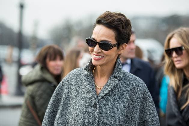PFW - Dior - Outside Arrivals - Womenswear Fall Winter 2022 2023 2022 NB Farida Khelfa attends the Dior Womenswear Fall Winter 2022 2023 show as part of Paris Fashion Week on March 01, 2022 in Paris, France. Photo by Nasser Berzane ABACAPRESS.COM Paris France  Copyright: xBerzanexNasser ABACAx 800533_040 BerzanexNasser ABACAx 800533_040