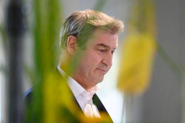 Bavarias Prime Minister Markus Söder CSU at the State Honor Award for the Bavarian Butchers Trade 2023 in the Hubertussaal at Schloss Nymphenburg Munich, 28 06 2023 Bavaria Germany Copyright: xDwixAnoraganingrumx