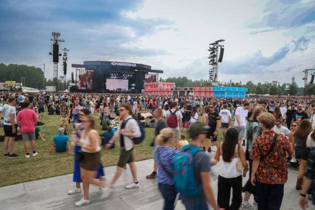 Illustration picture shows the first day of the Rock Werchter music festival in Werchter, Thursday 29 June 2023. The 47th edition of the festival is taking place from 29 June to 2 July.  VIRGINIExLEFOUR 69686081