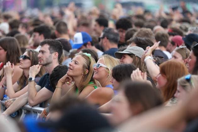 Illustration picture shows fans during the first day of the Rock Werchter music festival in Werchter, Thursday 29 June 2023. The 47th edition of the festival is taking place from 29 June to 2 July.  VIRGINIExLEFOUR 69686198